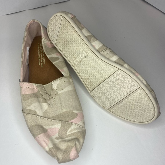 Toms pink camo alpragata slip on - Picture 3 of 5